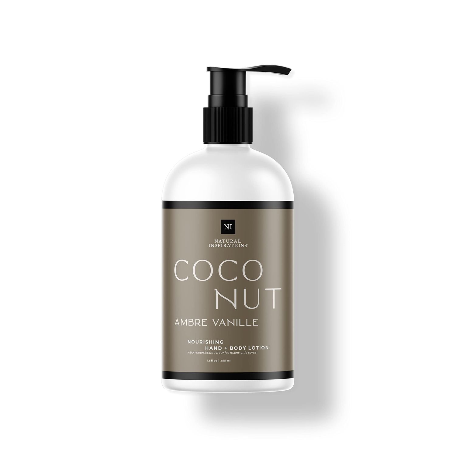 Natural Inspirations Coconut Ambre Vanille Nourishing Hand Body Lotion 12oz