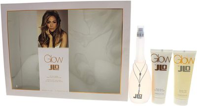 Jennifer Lopez Glow 3 Pc. Gift Set (Eau De Toilette Spray 3.4 Oz Body Lotion 2.5 Oz Shower Gel 2.5 Oz) for Women By Jennifer Lopez, 36 Fl Oz