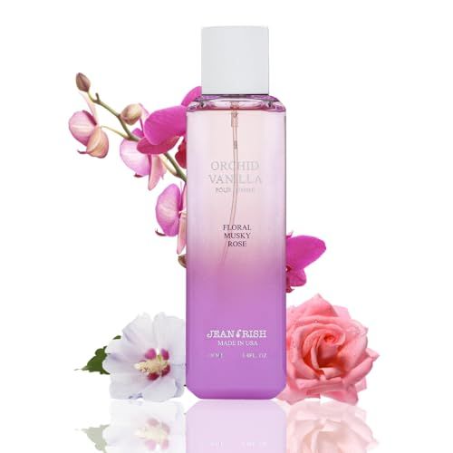 Jean Rish Orchid Vanilla Eau De Parfum - Perfume for Women (3.4 Fl Oz 100ml) with Floral, Musky Rose Notes - Long Lasting and Luxury Fragrance