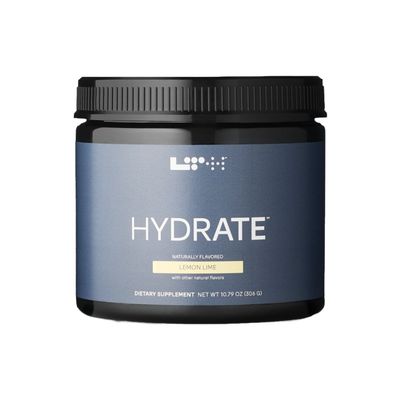 LTH Hydrate Hydration Mix - NSF Certified for Sport - Premium Electrolyte Powder - Plant-Based, Non-GMO, Gluten Free Dairy Free - 60 Servings (Lemon Lime)
