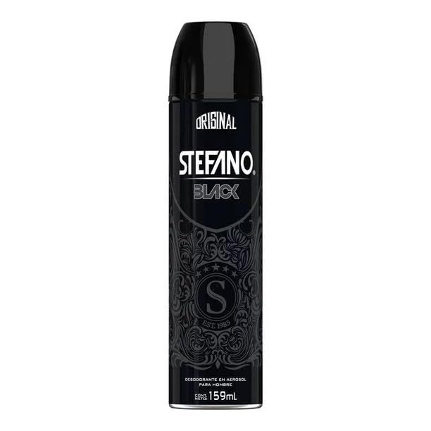 Stefano Black Desodorante Deodorant Spray by Lournay 4.3 Oz (125 grs) by Stefano