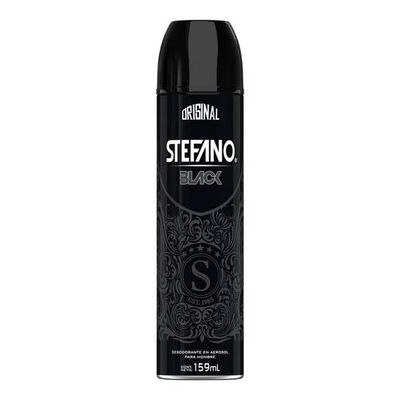 Stefano Black Desodorante Deodorant Spray by Lournay 4.3 Oz (125 grs) by Stefano