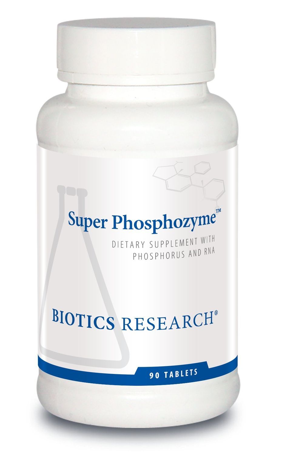 Biotics Research Super Phosphozyme -Phosphorous and RNA, Electrolytes, Healthy Bones and Teeth, Protein Production, Energy Support. 90 Tabs