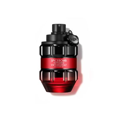 ViktorRolf - Spicebomb Infrared Eau de Parfum - Woody Spicy - Cologne for Men - With Notes of Leather Cinnamon - 3 Fl Oz