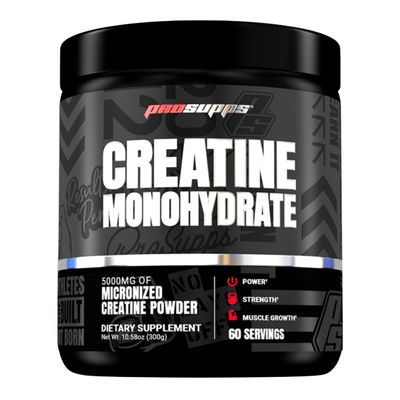 PROSUPPS Creatine Monohydrate Powder - 100 Pharmaceutical Grade Micronized Supplement for Muscle Growth and Recovery (5,000mg, 60 Servings)