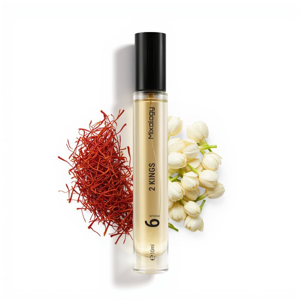 Luxodor Two Kings Mixology Eau de Parfum - Mixture of Bacarat and Aventus, Unisex Perfume 0.34 Fl Oz (10ml)