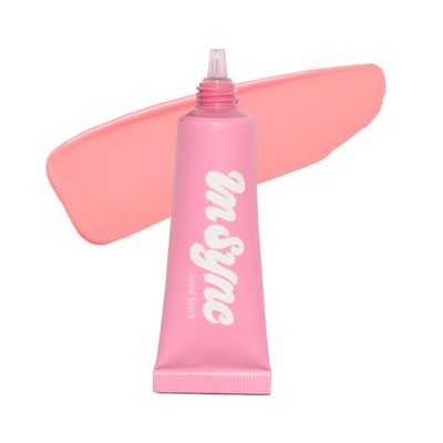Half Caked In Sync Liquid Blush - Pigmented, Long-Lasting, Multi-Use Liquid Color - Lightweight, Natural Finish - Fragrance-Free, Clean, Vegan Cruelty-Free, 15ml (Maybe Baby)
