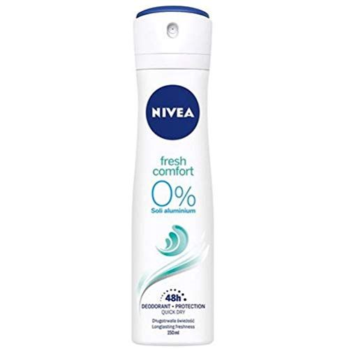 Nivea Fresh Comfort Spray Deodorant 0 Aluminum Salts -150 ml