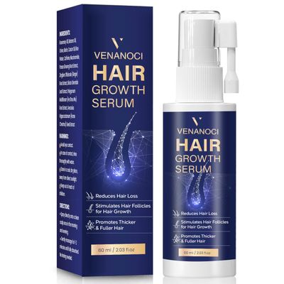 VENANOCI Hair Growth Serum Spray with Rosemary, Biotin, Batana Oil Rice Water - Natural Anti-Hair Loss Treatment for Thinning Hair - Promotes Thicker, Fuller Hair for Women Men - All Hair Types