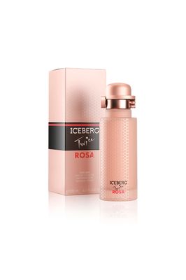 ICEBERG Twice ROSA - Woody Floral Musk Fragrance For The Modern Woman - Fresh And Fruity Feminine EDT Spray Perfume For Women - Sparkling Notes Of Redcurrant, Grapefruit, Jasmine, Cedarwood - 4.2 Oz