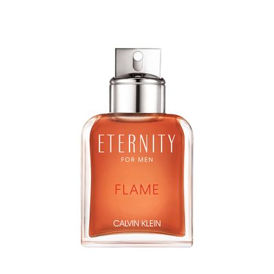 Calvin Klein Eternity Flame Eau De Toilette for Men - With Notes of Amber LeatherLong Lasting Fragrance 3.4 Fl. Oz