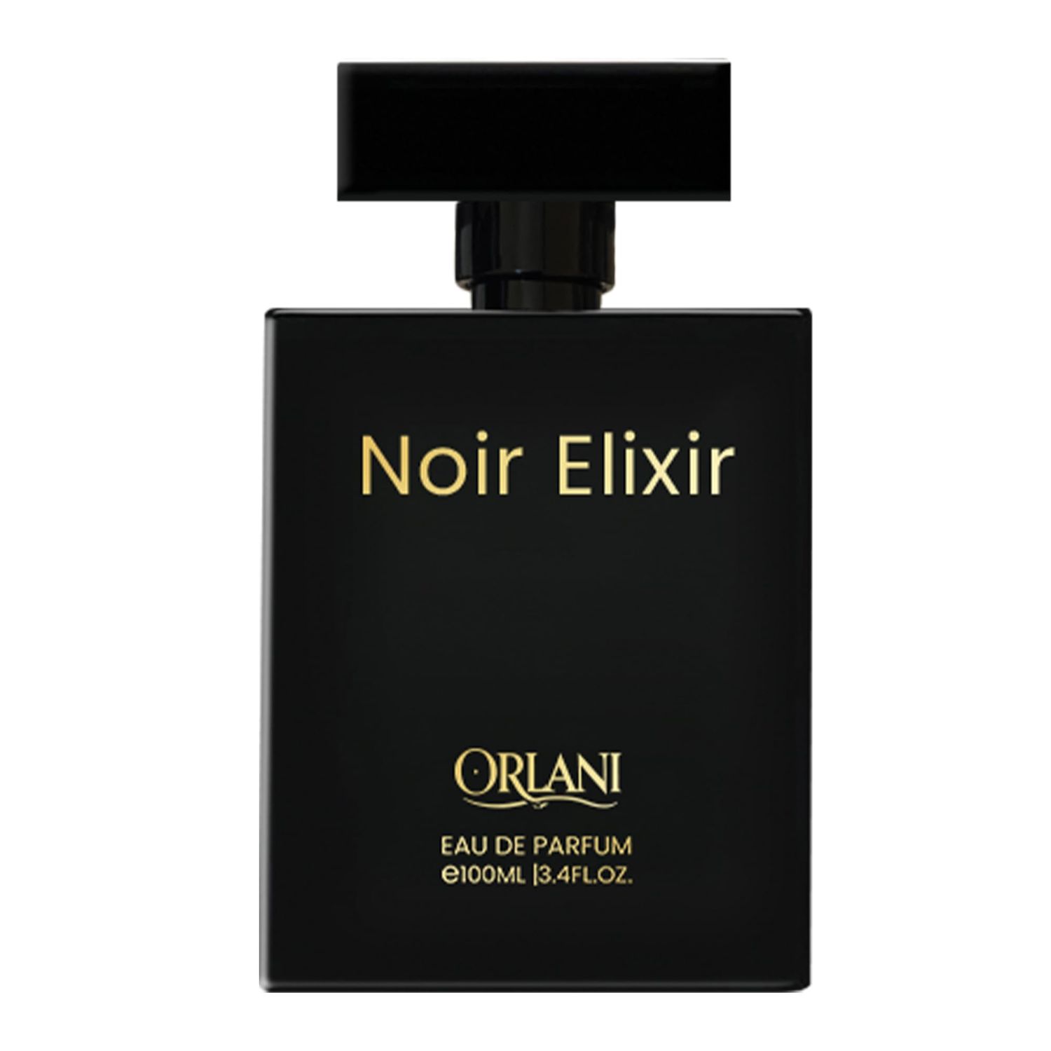 ORLANI Noir Elixir 3.4 Oz Eau De Parfum for Men - Long-Lasting, Unisex Fragrance 105 ml with Bold and Sophisticated Scent - Premium Perfume for Daily Wear Special Occasions