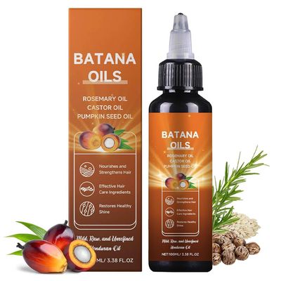 Batana Oil for Hair Growth, 4-In-1 Liquid Batana Oil with Rosemary, Castor, and Pumpkin Seed - 100mL3.38 fl.oz (1)