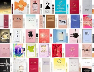 JRoBeauty Perfume High End Designer Fragrance Sampler Set for Women - (Pack of 12 Sample Vials)