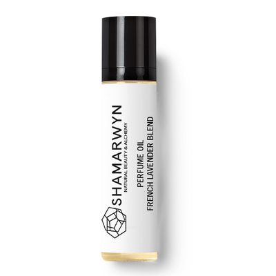 Shamarwyn French Lavender Zen Blend Perfume Oil, Organic Jojoba Base with Botanical Lavender, Orange, Wild Marjoram Frankincense Pure Essential Oils 10ML