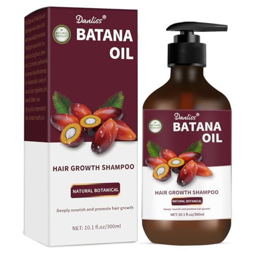 Dr. Sebi Batana Oil Shampoo for Hair Growth, 10.1 Oz Natural Hair Loss Shampoo for Thinning Repairs Damaged Hair for All Hair Types Daily Hair Care Growth Enhancing Formula (Pack of 1)