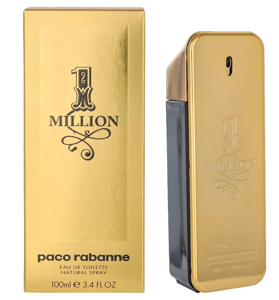 Paco Rabanne 1 Million Eau de Toilette for Men - 3.4 oz