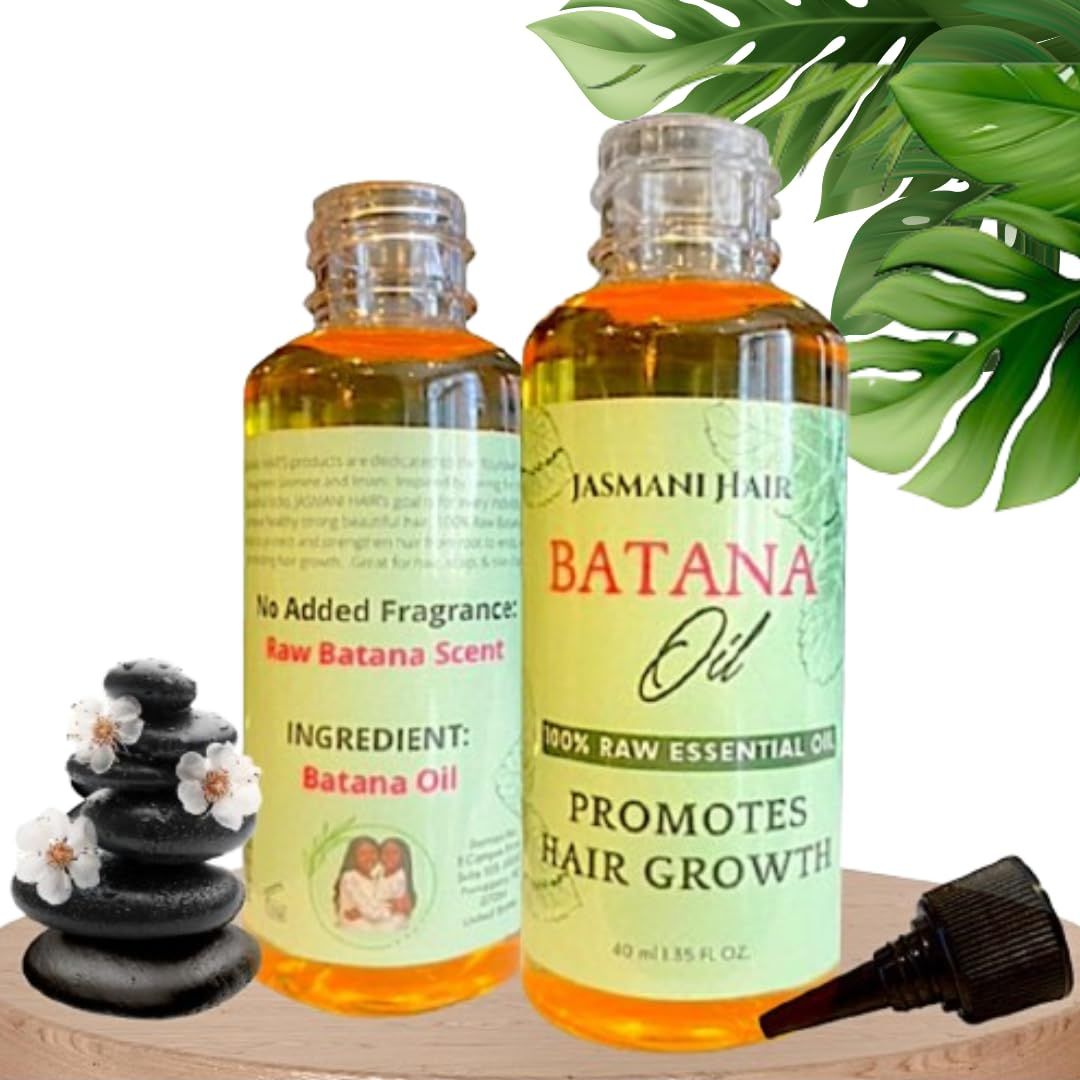 Batana Oil, 100 Raw Essential Oil, Nourishing Scalp Oil that Promotes Hair Growth for Men Women and Family, Strengthening Hair Skin Radiance, 40ml 1.35 oz