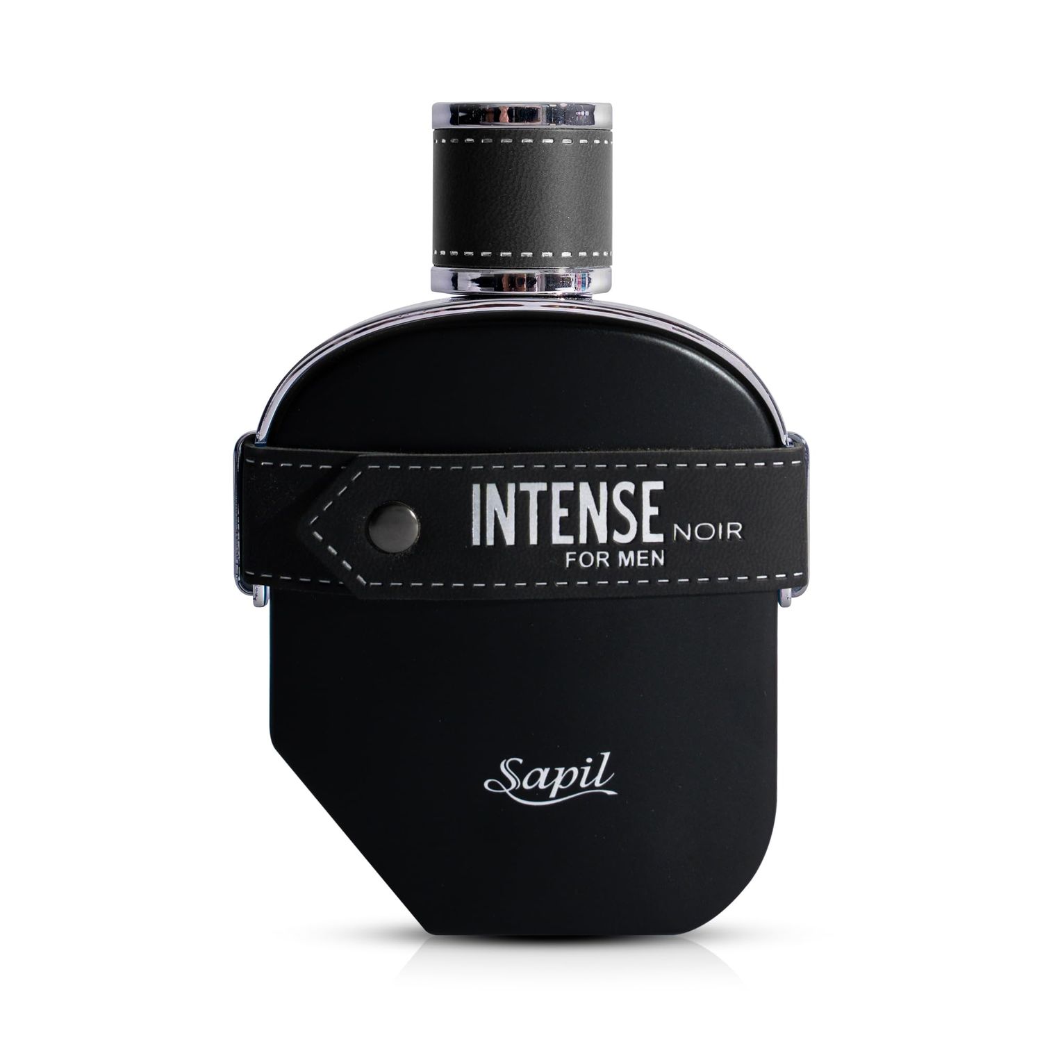 Sapil Intense Eau de Parfum for Men - Aromatic Ambery Fragrance with Lemon, Birch Bergamot - Bold Scent with Patchouli, Black Pepper Leather - Long-Lasting Cologne with Musk, Amber Moss - 100ml