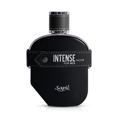 Sapil Intense Eau de Parfum for Men - Aromatic Ambery Fragrance with Lemon, Birch Bergamot - Bold Scent with Patchouli, Black Pepper Leather - Long-Lasting Cologne with Musk, Amber Moss - 100ml