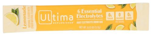 ULTIMA REPLENISHER Lemonade Electrolyte Drink Mix Single, 0.13 OZ