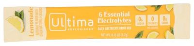 ULTIMA REPLENISHER Lemonade Electrolyte Drink Mix Single, 0.13 OZ