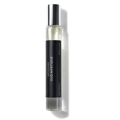 Anthology Mystique Oud Perfume Oil for Men 0.3oz 9 ML Oud, Amber, Vanilla Travel size rollerball, clean fragrance