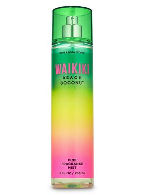 Bath and Body Works WAIKIKI - BEACH COCONUT Fine Fragrance Mist 8 Fluid Ounce (2019 Edition)