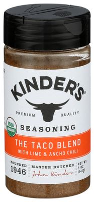 KINDERS Organic The Taco Blend Seasoning, 5 OZ