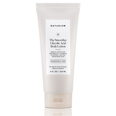 Naturium The Smoother Glycolic Acid Body Lotion, Resurfacing Exfoliating Treatment, with 10 Glycolic Acid, 8 oz