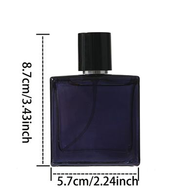 BFLCTTBD 30ml Glass Perfume Atomizer Refillable Spray Perfume Bottle Cosmetic Spray Bottle Fine Mist Fragrance Container For Travel Blue