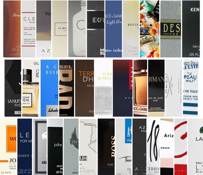 Pilestone Men&#39;s Cologne Top Designer Best Rated Sample Lot - High End Niche Most Popular Fragrance Sampler Vial Set (10 Random Samples)
