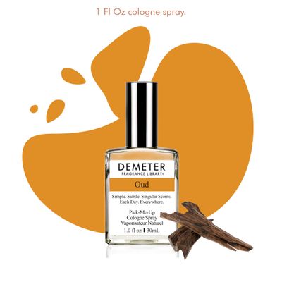 DEMETER Oud, 1 Oz Cologne Spray, Perfume for Women And Men