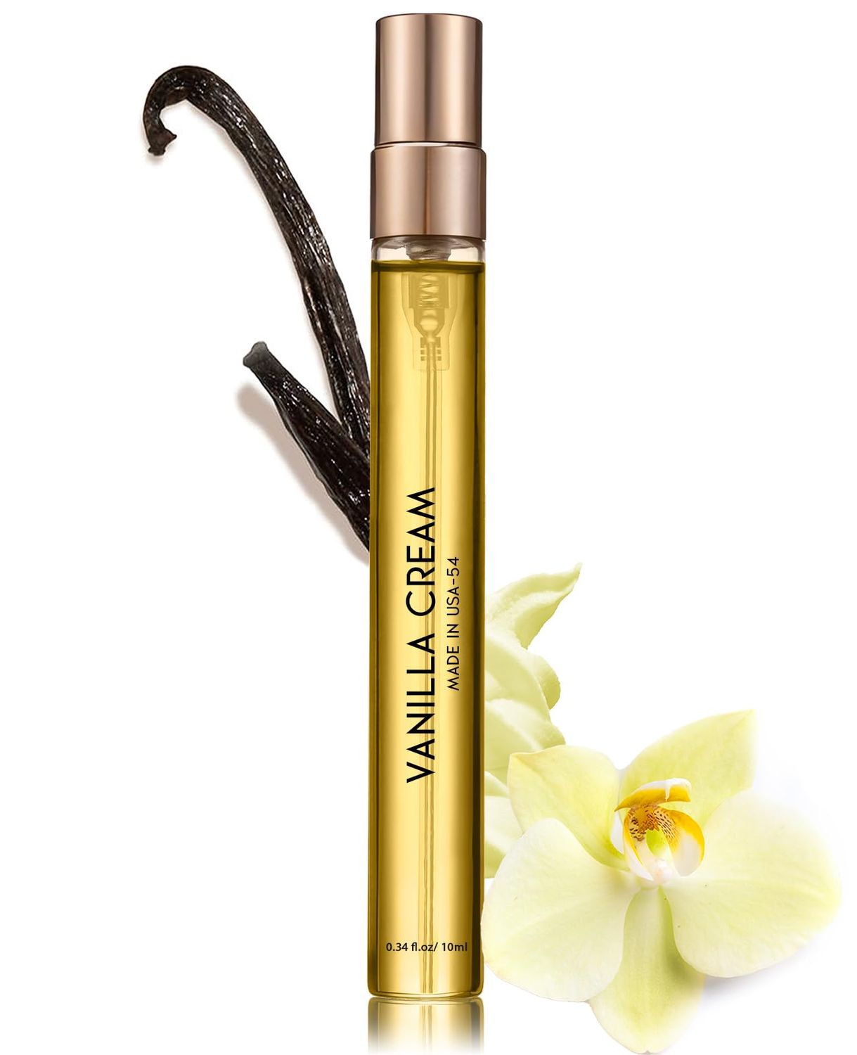 Pheromones Perfumes for Women Men, No. 54 Vanilla Cream Fragrances, Vanilla Perfume Oil, Enhanced Scents Pheromone Perfume,Cologne for Woman, 0.34.oz Travel Size Perfumes for Women Spray,Made in USA