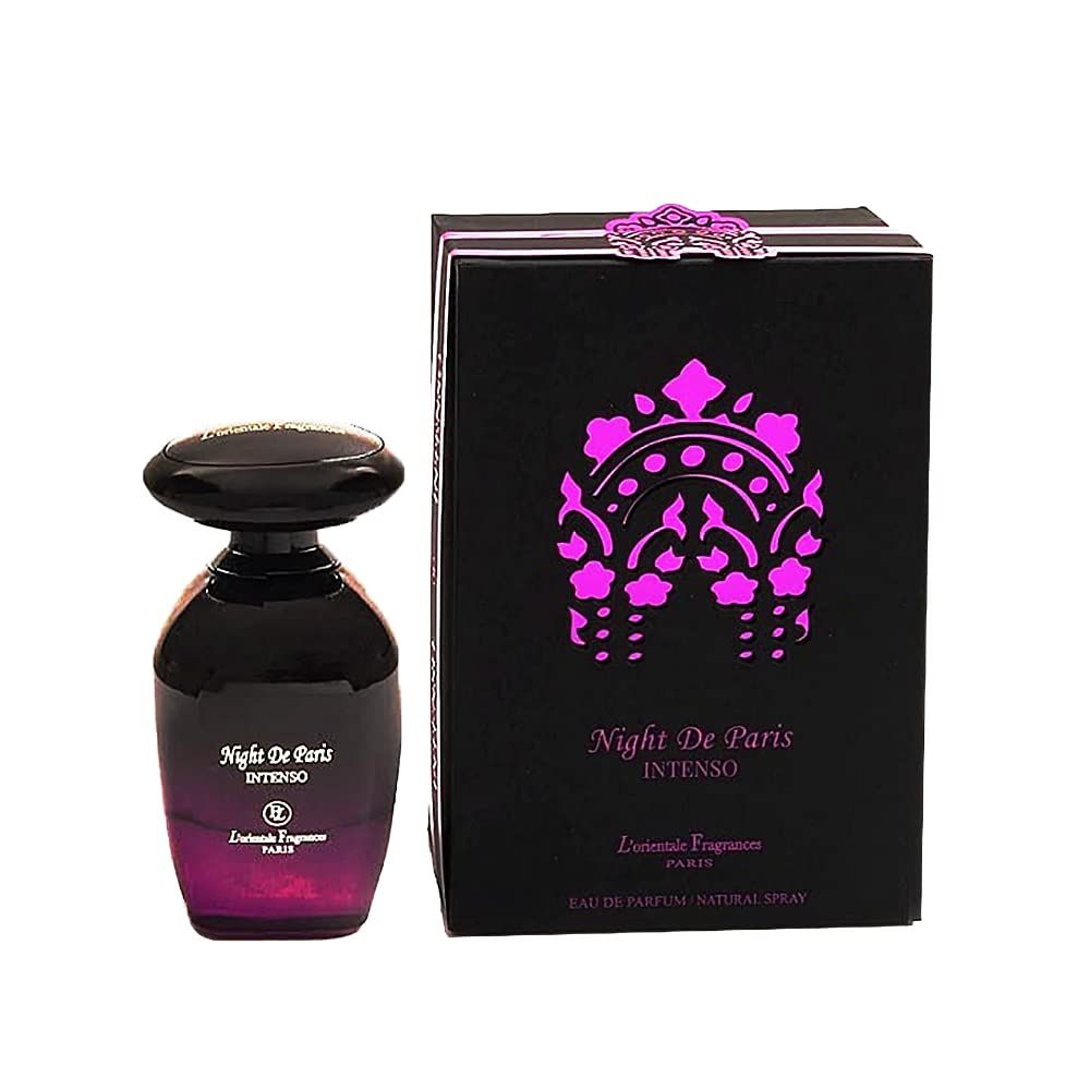 L&#39;ORIENTALE FRAGRANCES Night De Paris Intenso Eau De Parfum Spray for Men, 3.4 Ounce