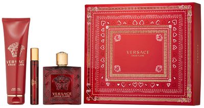 Versace Versace Eros Flame Men 3 Pc GiftSet