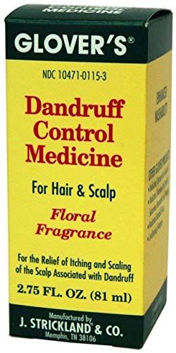 Glovers Dandruff Control Medicine Floral Fragrance, 2.75 oz (Pack of 2)