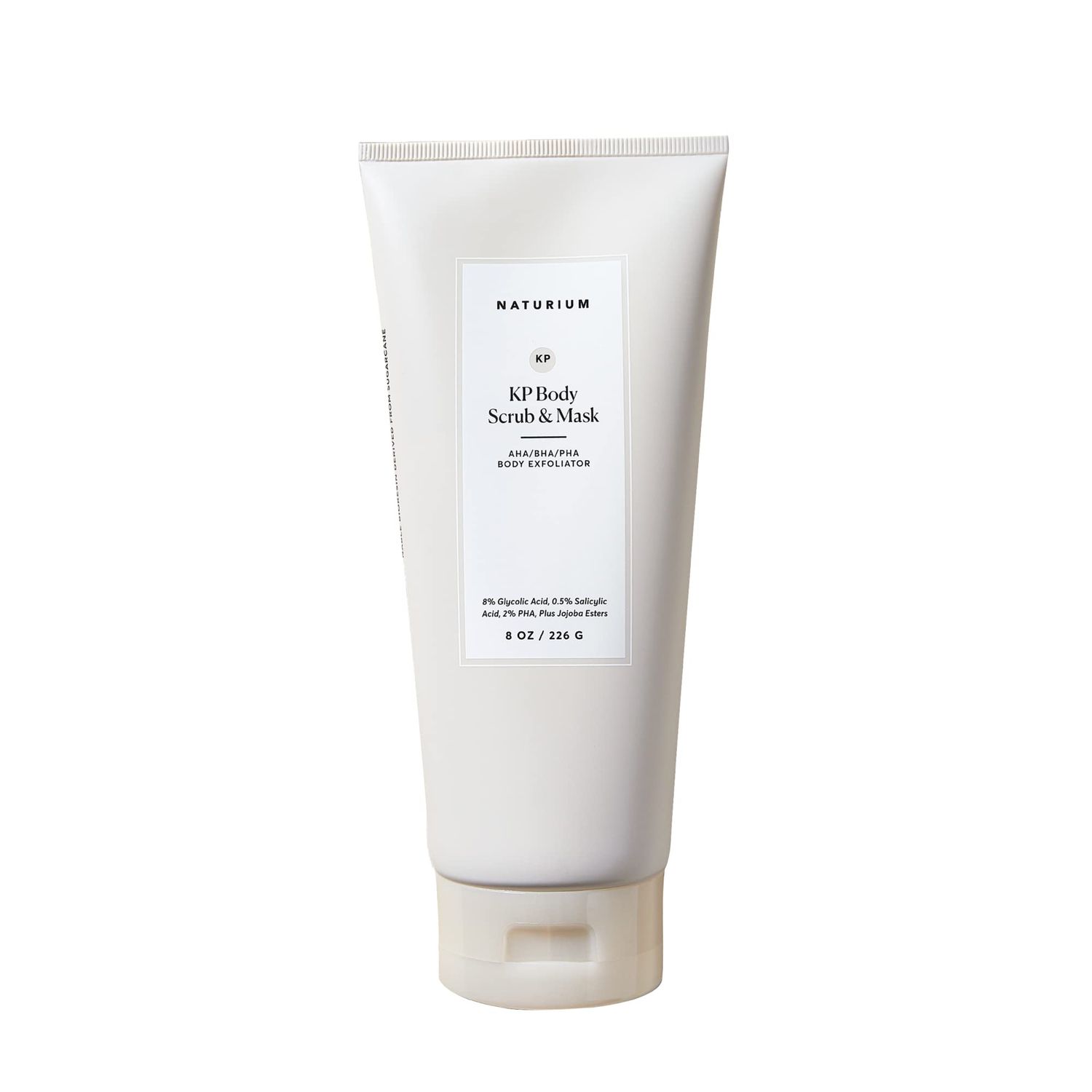 Naturium KP Body Scrub Mask for Keratosis Pilaris, Bump Eraser Shower Scrub Exfoliator for Skin, 8 oz