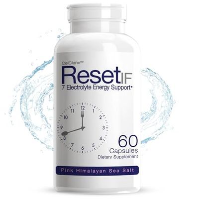 ResetIF, 7 Energy Electrolytes, Methyl B12 Methly Folate, Green Tea Green Coffee Extracts, B Complex, Zinc, 72 Trace Minerals