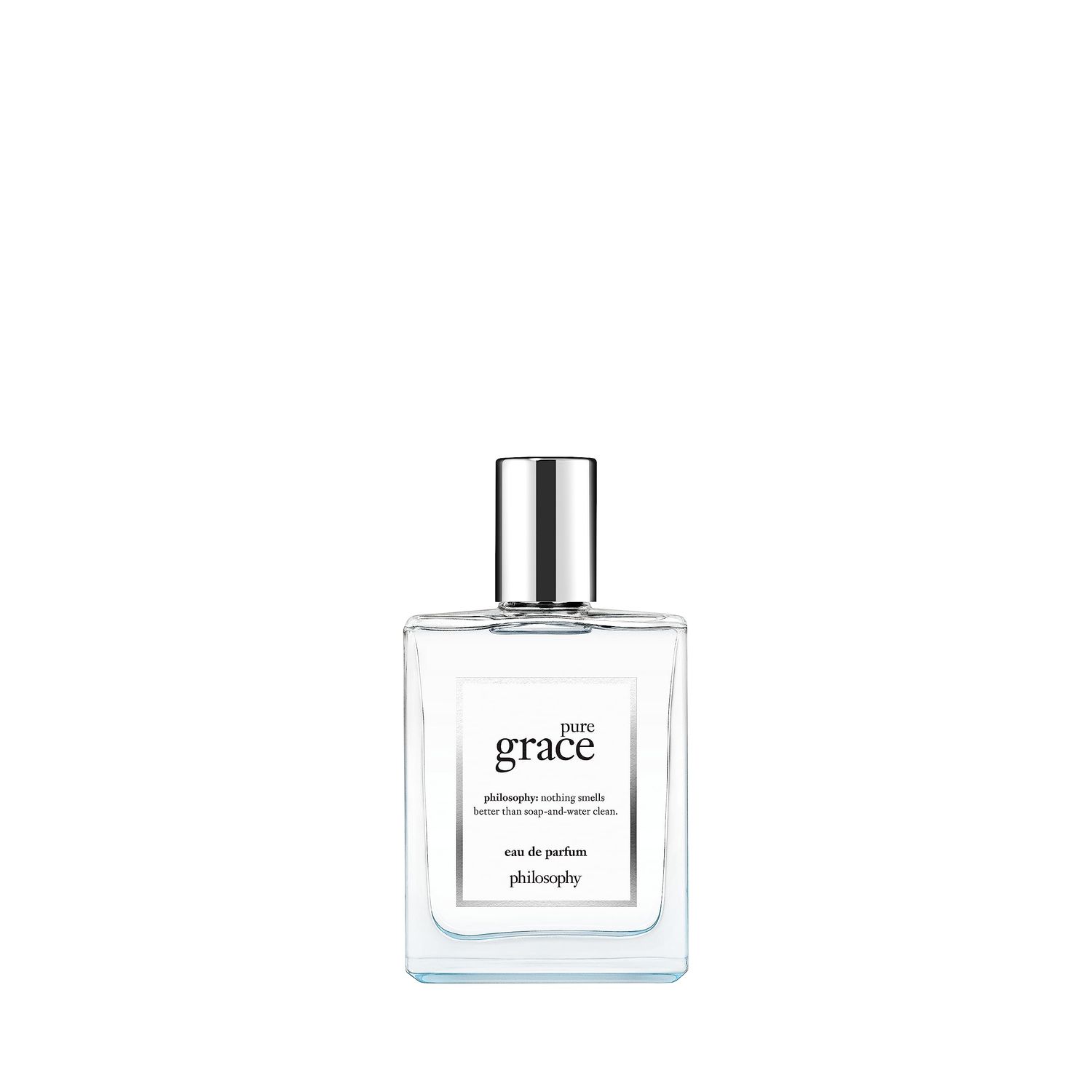 philosophy pure grace eau de parfum - crisp clean women&#39;s perfume - with notes of water lily, leafy greens musk - long lasting fragrance - 2 fl oz