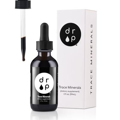 Organic Trace Minerals Electrolyte Drops with Fulvic Acid 2 oz Alkaline Liquid Minerals for Water - Supports Gut Health, Energy, Stamina, and Nutrient Uptake