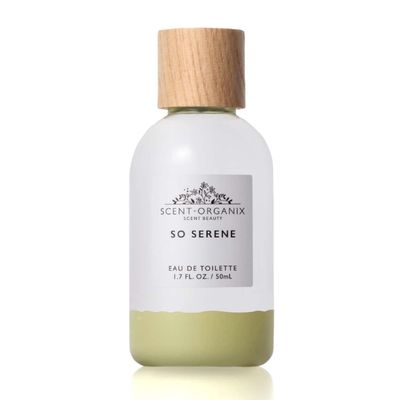 SCENT BEAUTY Scent-Organix So Serene Perfume for Men Women - Citrusy and Fruity Scent with Notes of Mandarin, Wild Freesia Green Tea - Non-Toxic, Vegan Biodegradable Perfume - 1.7fl Oz