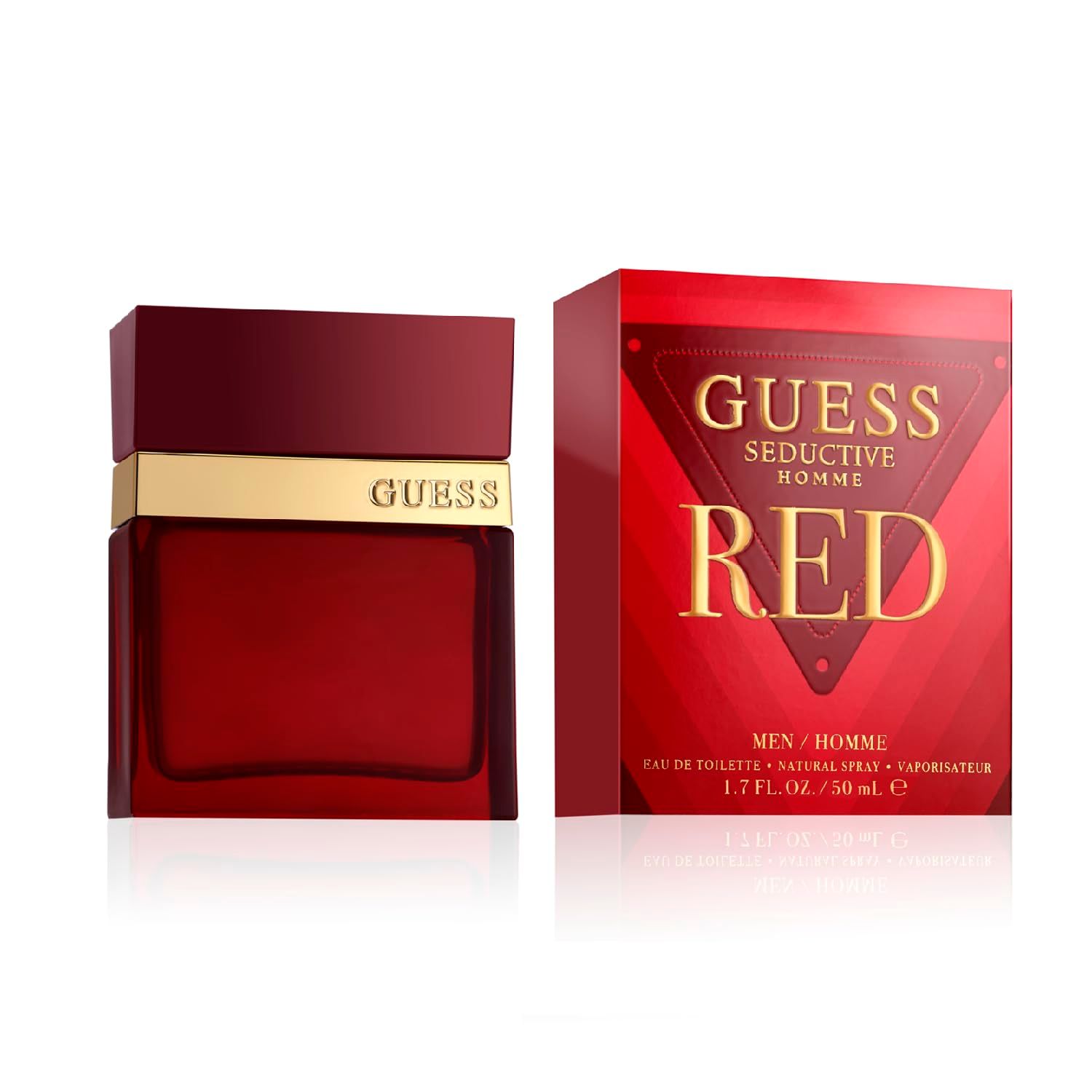 Guess Seductive Red MenHomme Eau de Toilette Cologne Spray For Men, 1.7 Fl. Oz.