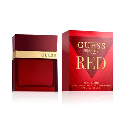 Guess Seductive Red MenHomme Eau de Toilette Cologne Spray For Men, 1.7 Fl. Oz.
