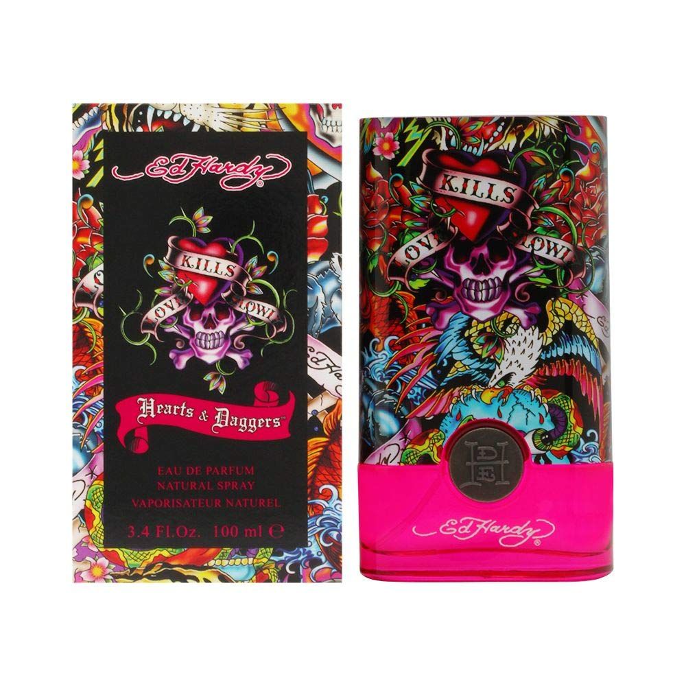 Ed Hardy Hearts Daggers by Ed Hardy Eau De Parfum Spray 3.4 oz (Women)