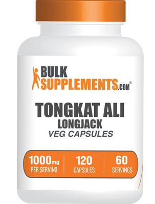 BulkSupplements.com Longjack Extract Capsules - Tongkat Ali Extract, Tongkat Ali Supplement - Vegan-Friendly, 2 Capsules per Serving, 120 Veg Capsules (Pack of 1)