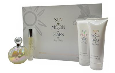 SUN MOON STARS for Her by United Colors Prestige Beauty, 4 Piece Gift Set for Women
