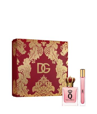 Dolce Gabbana Q for Women Set Eau De Parfum 50 ml 1.7 fl.oz, and Travel Spray 10 ml .33 fl.oz