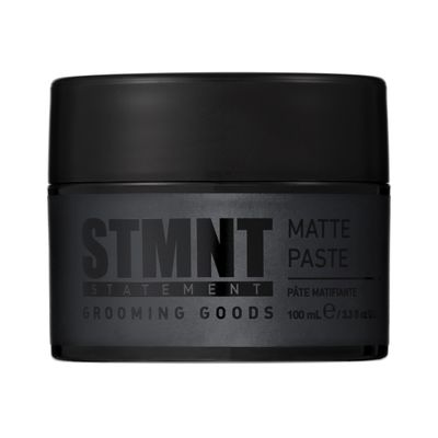 STMNT Grooming Goods Matte Paste 3.38 oz All Day Strong Hold High Volume Hair Clay Paste For Men Non-Greasy Formula Texture Paste for Hair Ideal for Dry Damp Hair Mens Hair Styling