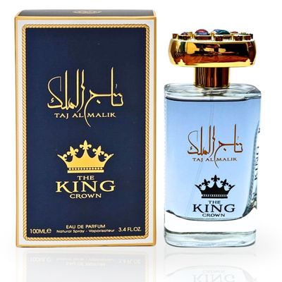 Taj Al Malik EDP Spray 100ML (3.4 OZ) By Ard Al Zaafaran Experience The Allure Of This Warm Spicy Floral Fragrance.